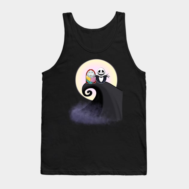 Nightmare Before Christmas Tiggles Tank Top by laurareid.artist